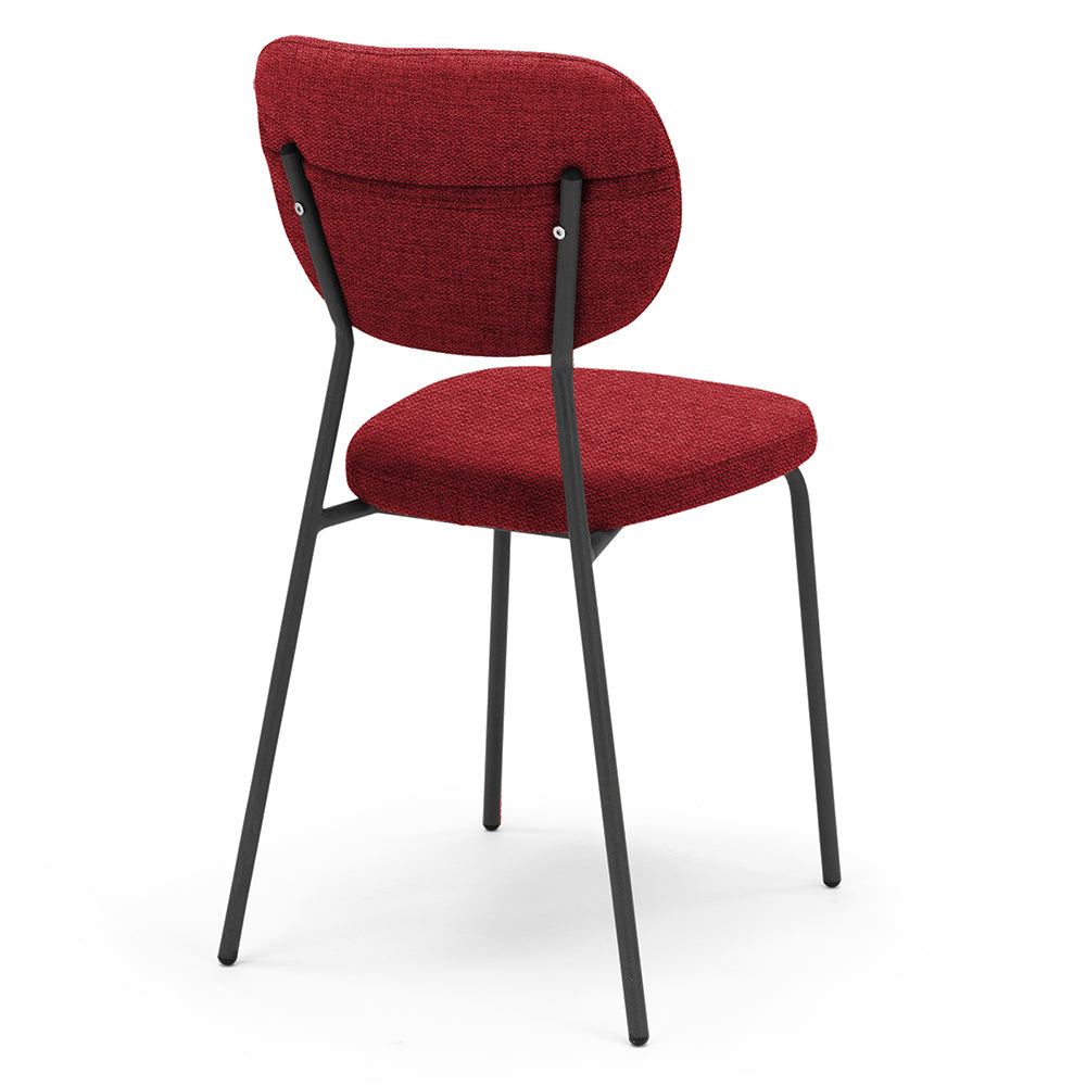 Sedia Bistrot – quarta vista, sedia imbottita personalizzabile
