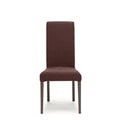 Sedia Casale Sfoderabile – vista frontale, sedia imbottita di design italiano personalizzabile in tessuto e colore